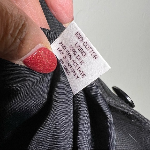 Robin Naylor Cotton/Silk Pleated Blazer - Picture 5 of 6